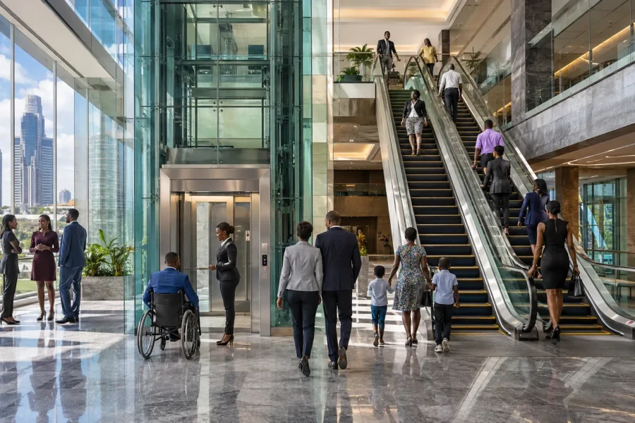 What Is the Difference Between Escalators and Elevators?